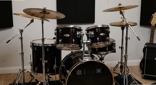 KPOP Drum架子鼓模拟界面展示