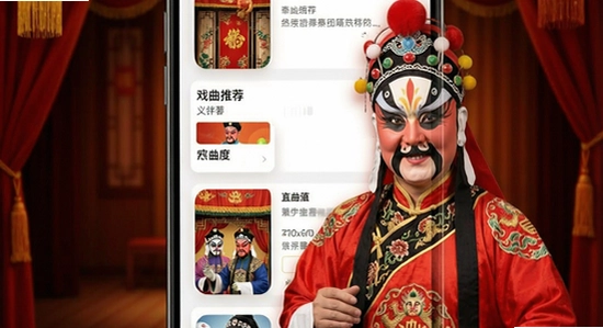 秦腔迷app首页戏曲推荐界面展示 670x360