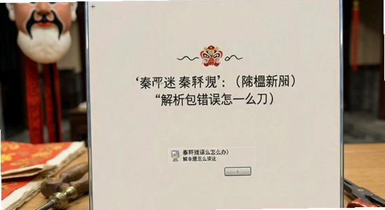 秦腔迷安装时提示解析包错误怎么办