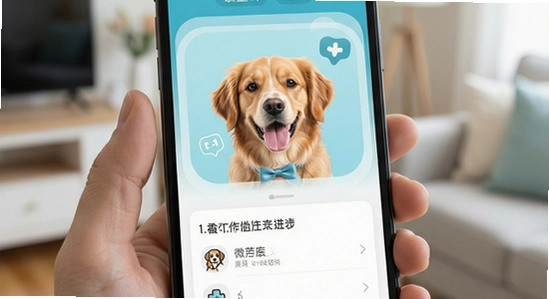 微宠医app问诊界面展示图