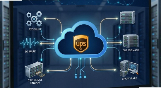UPS云管理多场景应用示意图