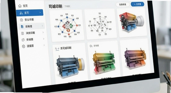 司诚印刷应用界面展示图