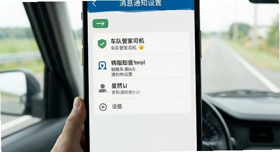 车队管家司机消息通知设置方法
