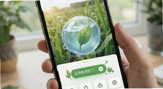环保泡泡应用主界面展示图