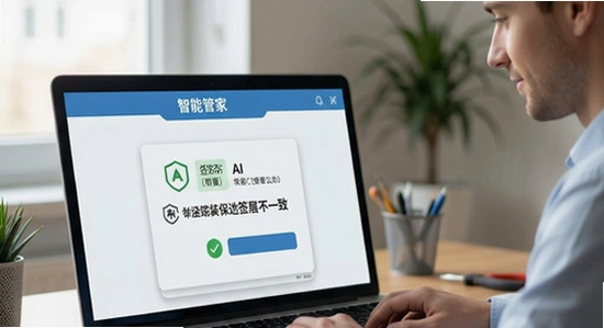 AI agent智能管家安装时提示签名不一致怎么办