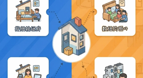 同城直租找房签约注意事项示意图