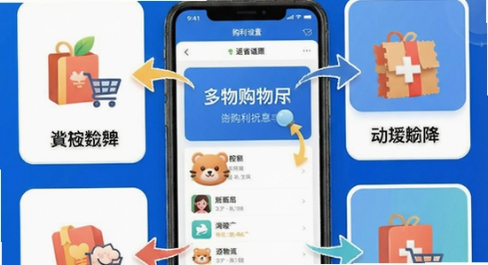 多省购物省钱版返利流程示意