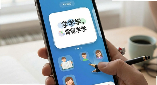 670*360��ѧӢ�ﱳ����app������չʾͼ