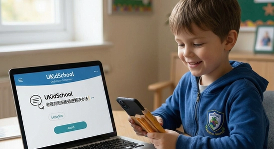 UKidSchool�ղ���֪ͨ���ͽ���취