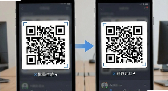 二维码批量生成与美化效果对比