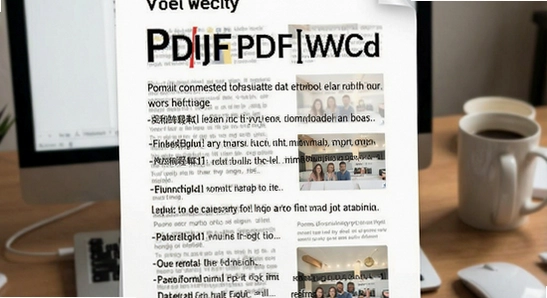 格式转换通PDF转Word排版错乱怎么解决