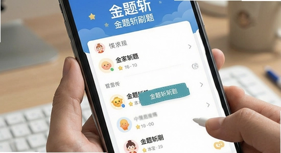 金题斩刷题界面展示