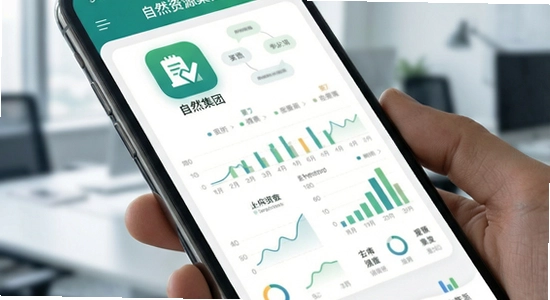 ��Ȼ��Դ����App�ƶ��칫����չʾ
