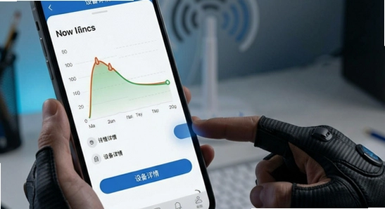 蓝牙侠信号强度曲线与设备详情页展示