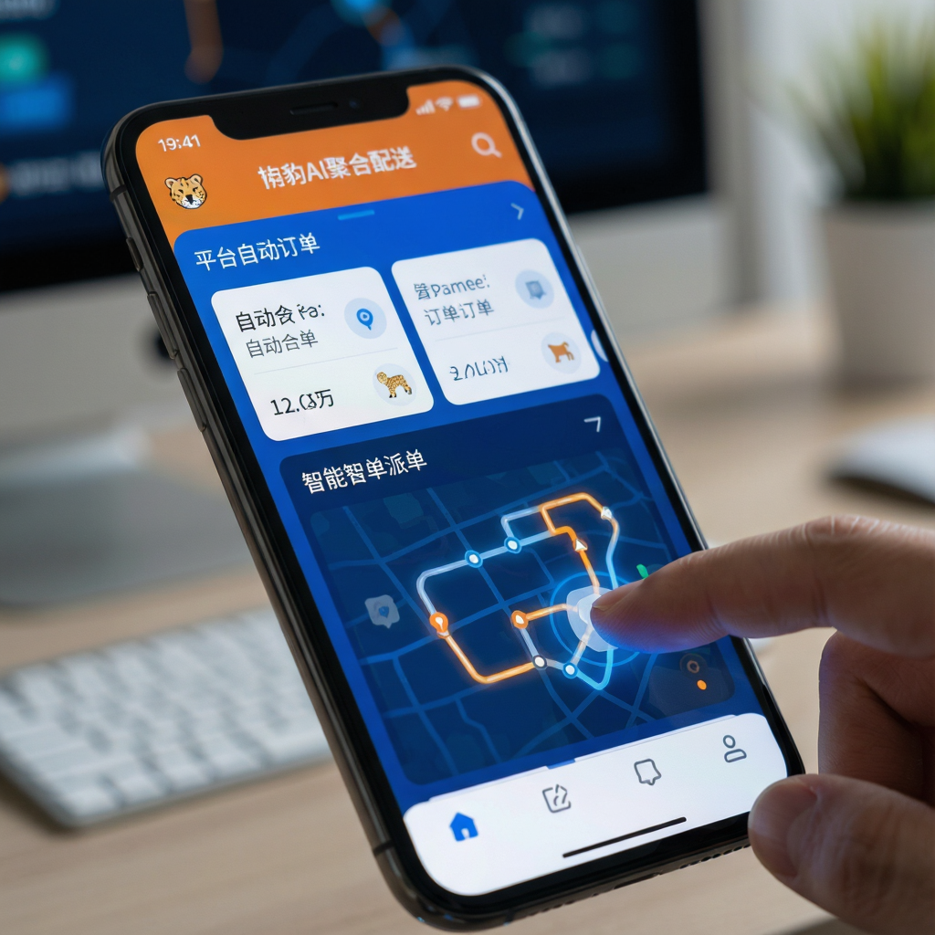 猎豹AI聚合配送app下载截图