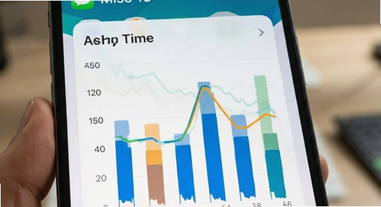 ��Ļʹ��ʱ��app����������ͳ��ͼ