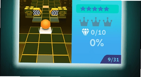 ���������Rolling Distance2��Ϸ�ؿ���ͼ,չʾ���ư���ɫ����