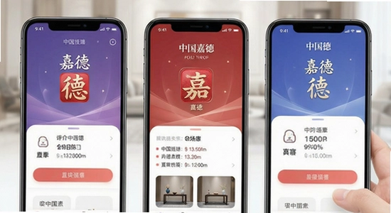 中国嘉德拍卖App多场景使用展示