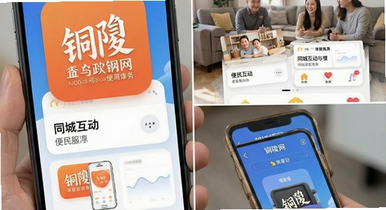 铜陵网app同城互动与便民服务场景