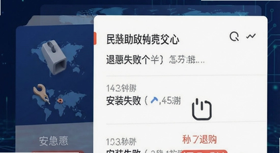 民惠助企安装失败闪退怎么办