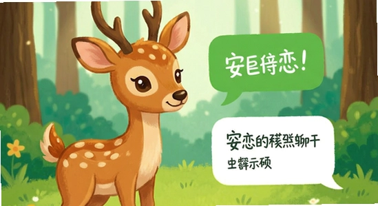 小鹿陪恋安全聊天场景示意图