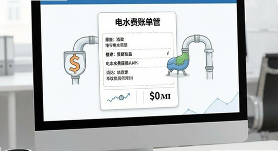 电水费账单管理多场景使用示意图