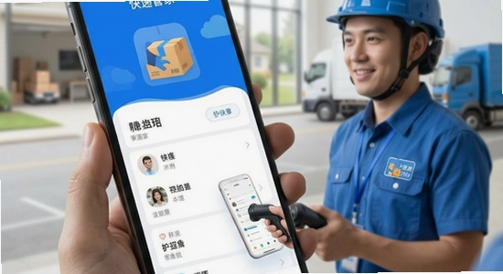 快递总管家应用界面展示图