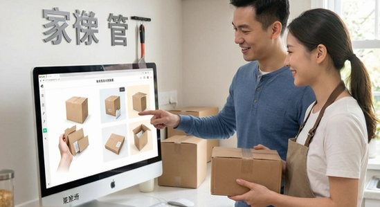 快递总管家家庭代收场景展示图