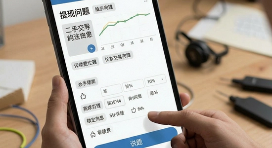 二手交易商城手续费与提现问题