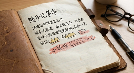 随手记事本备忘录安装失败怎么办