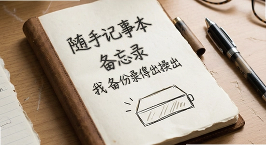 随手记事本备忘录备份导出操作示意图