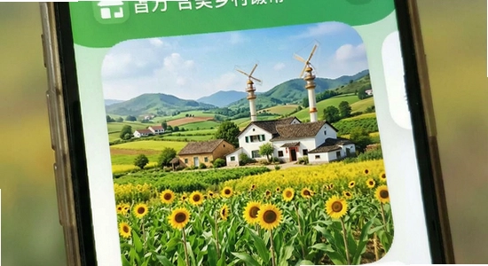 合美乡村app主界面功能展示图