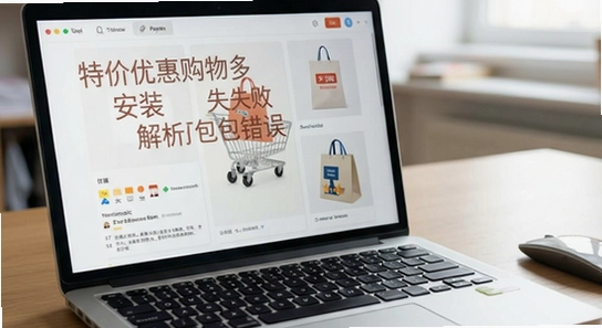 特价优惠购物多多安装失败解析包错误解决方法