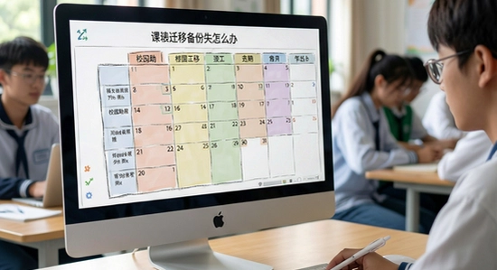 校园助手课表迁移备份失败怎么办