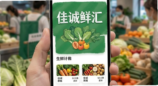 佳诚鲜汇生鲜购物界面展示