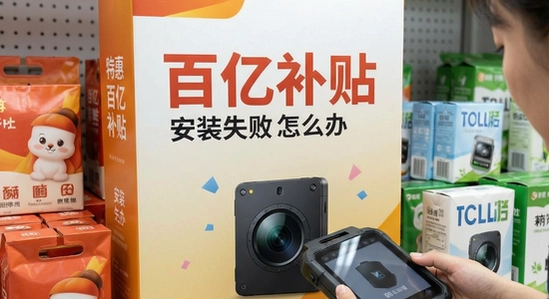购物特惠百亿补贴安装失败怎么办