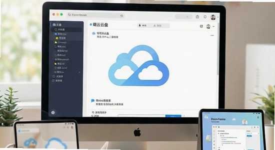 萌云云盘多设备同步场景图