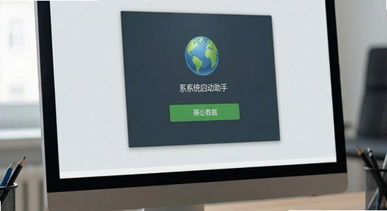 系统启动助手界面展示