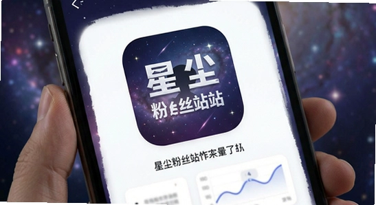 星尘粉丝站应用界面展示
