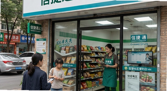 信捷通社区便利店使用场景图