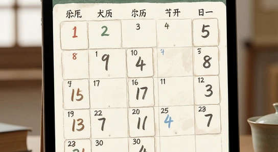 日历农历节气百事通界面展示