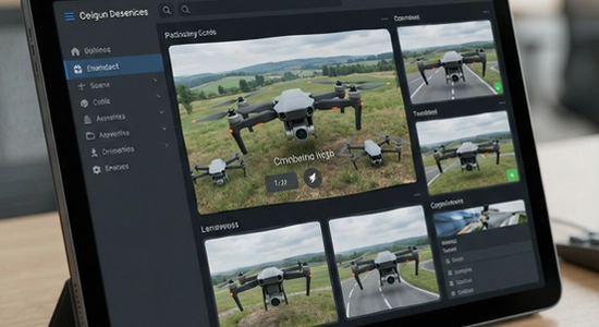 无人机航拍助手界面展示