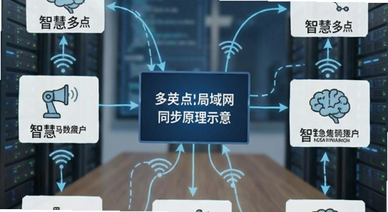 智慧多点局域网同步原理示意