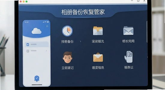 相册备份恢复管家主界面功能展示