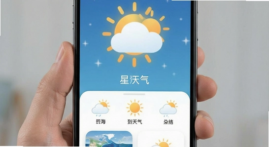 星海天气应用主界面展示