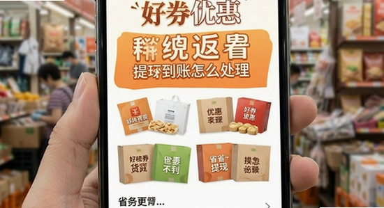 好券优惠货省多返利提现不到账怎么处理