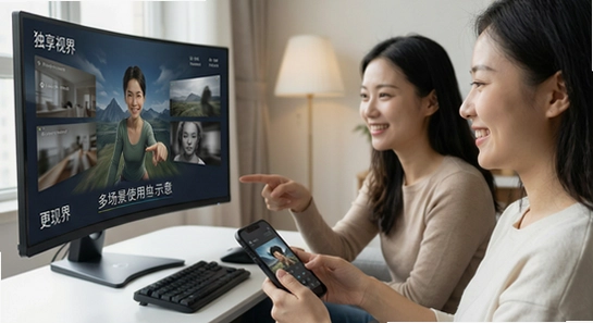 独享视界多场景使用人群示意