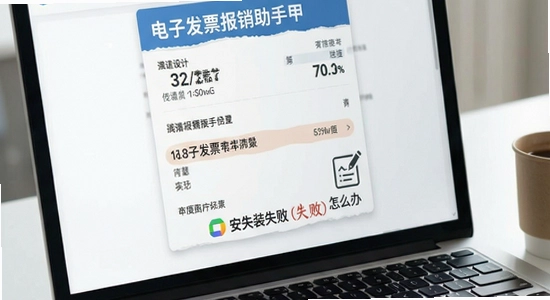 电子发票报销助手安装失败怎么办