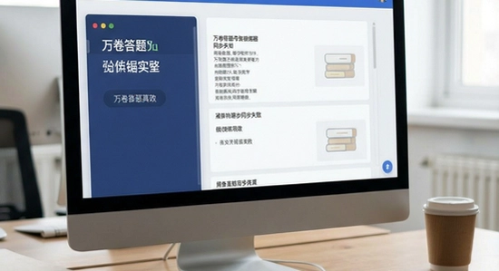 万卷答题账号数据同步失败怎么恢复