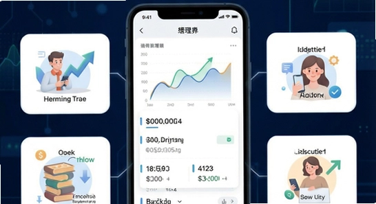 知己理财多场景使用示意图